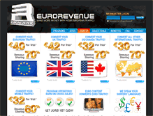 Tablet Screenshot of eurorevenue.com